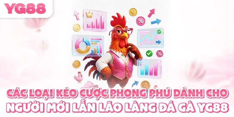 Các loại kèo cược phong phú dành cho người mới lẫn lão làng đá gà YG88