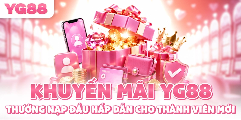 Khuyến mãi YG88 thưởng nạp đầu hấp dẫn cho thành viên mới
