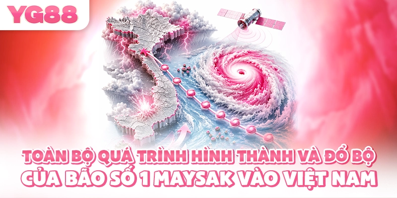 Toàn bộ quá trình hình thành và đổ bộ của bão số 1 Maysak vào Việt Nam